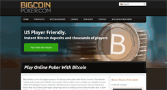 Desktop Screenshot of bigcoinpoker.com